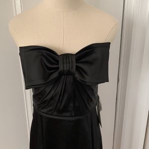 Jill Stuart Black Bow Cocktail Dress